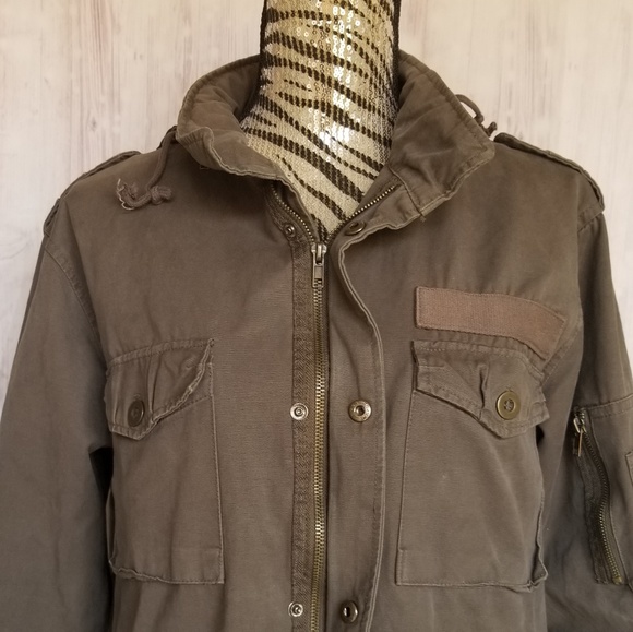 Point Zero army green utility jacket size medium - Picture 3 of 8